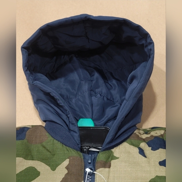 KOALA KIDS 3pc Set 2T Green Hooded Camo Jacket Long Sleeve Tee Pants Outfit NWT - Picture 11 of 14